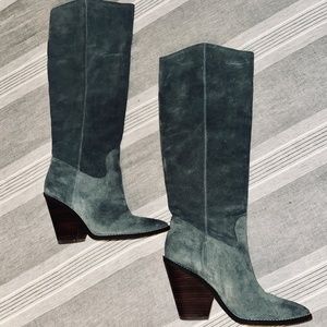 Indigo Knee-High Suede Sam Edelman Boots